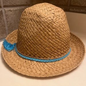 Beige Straw Fedora